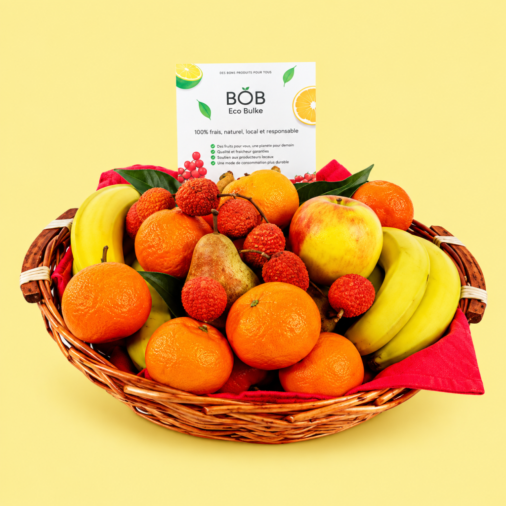 corbeille de fruits,livraison de fruits à paris,fruits en entreprise,fruits bio au bureau