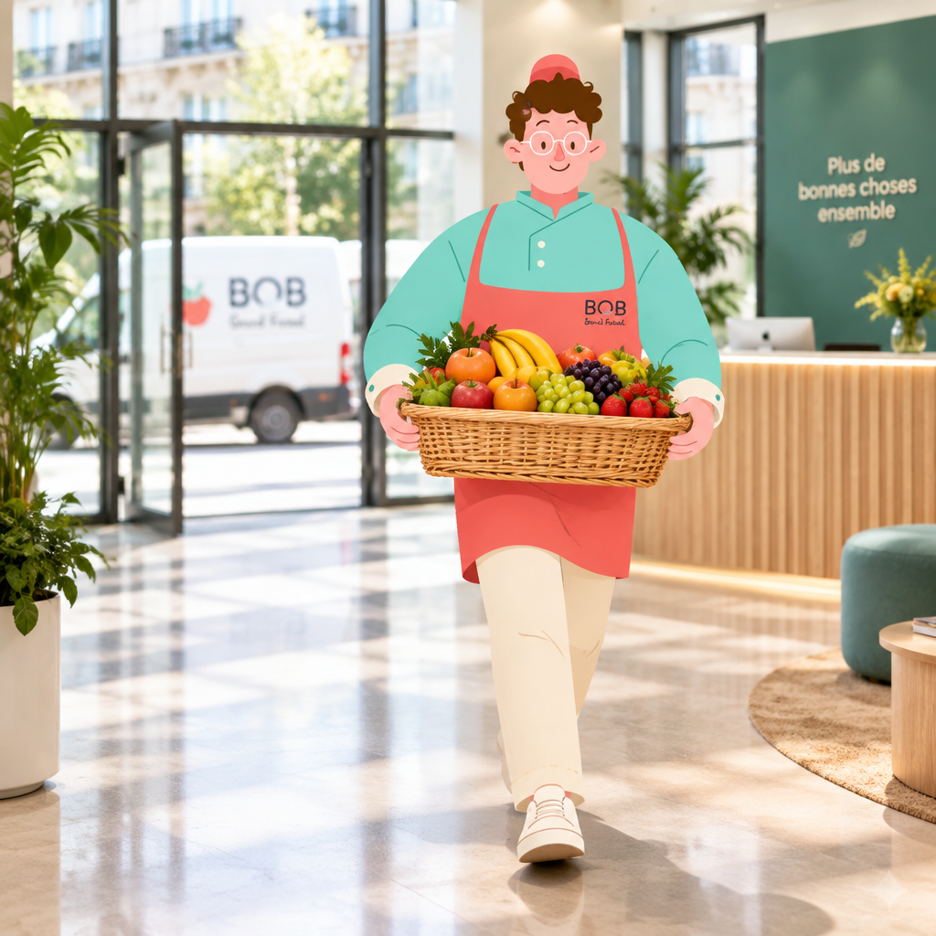 Livraison corbeille de fruits en entreprise pour les professionnelles